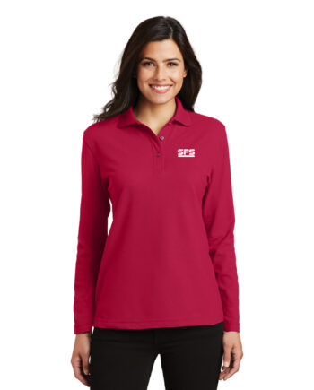 Silk Touch™ Ladies’ Long Sleeve Polo